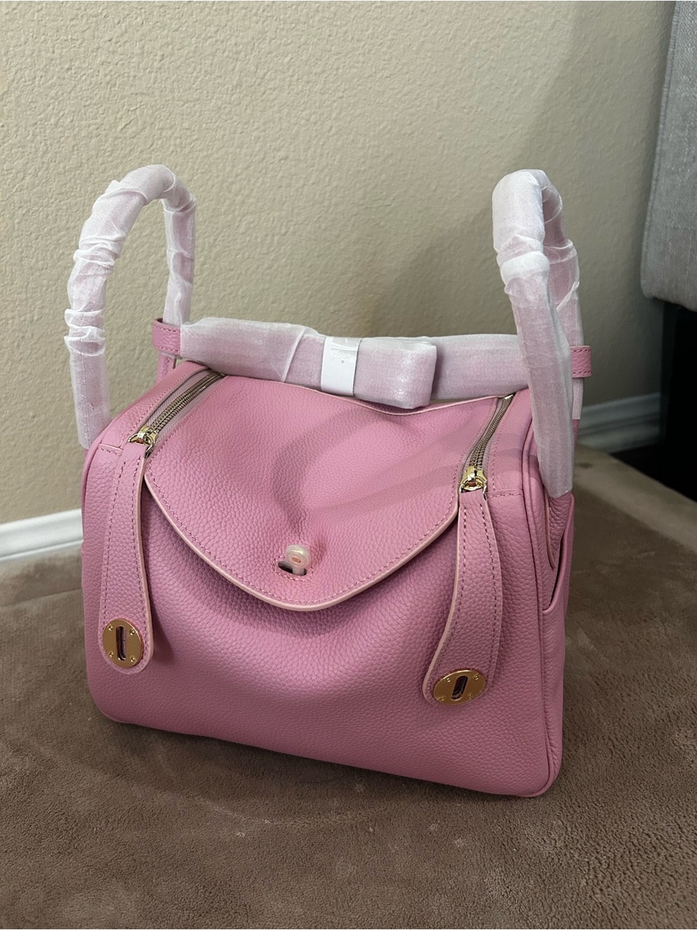 26cm Pinkish Purple Pillow Bag